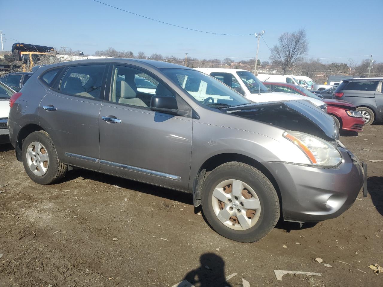 2011 Nissan Rogue VIN JN8AS5MVXBW277440 Copart auction photo, front end / minor dent/scratches damage thumbnail 4