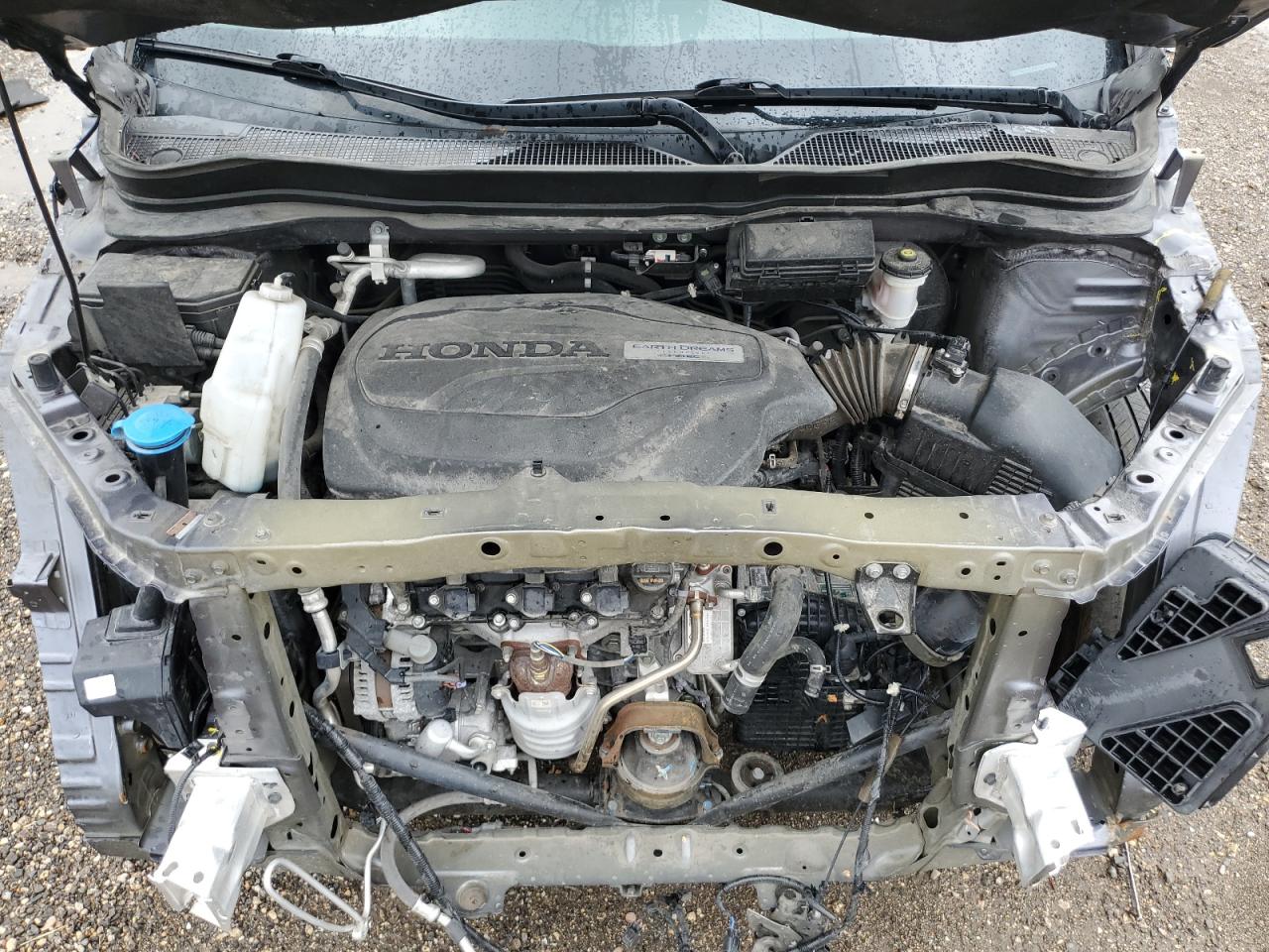 2019 Honda Pilot VIN 5FNYF5H99KB043340 Copart auction photo, front end / rejected repair damage thumbnail 14