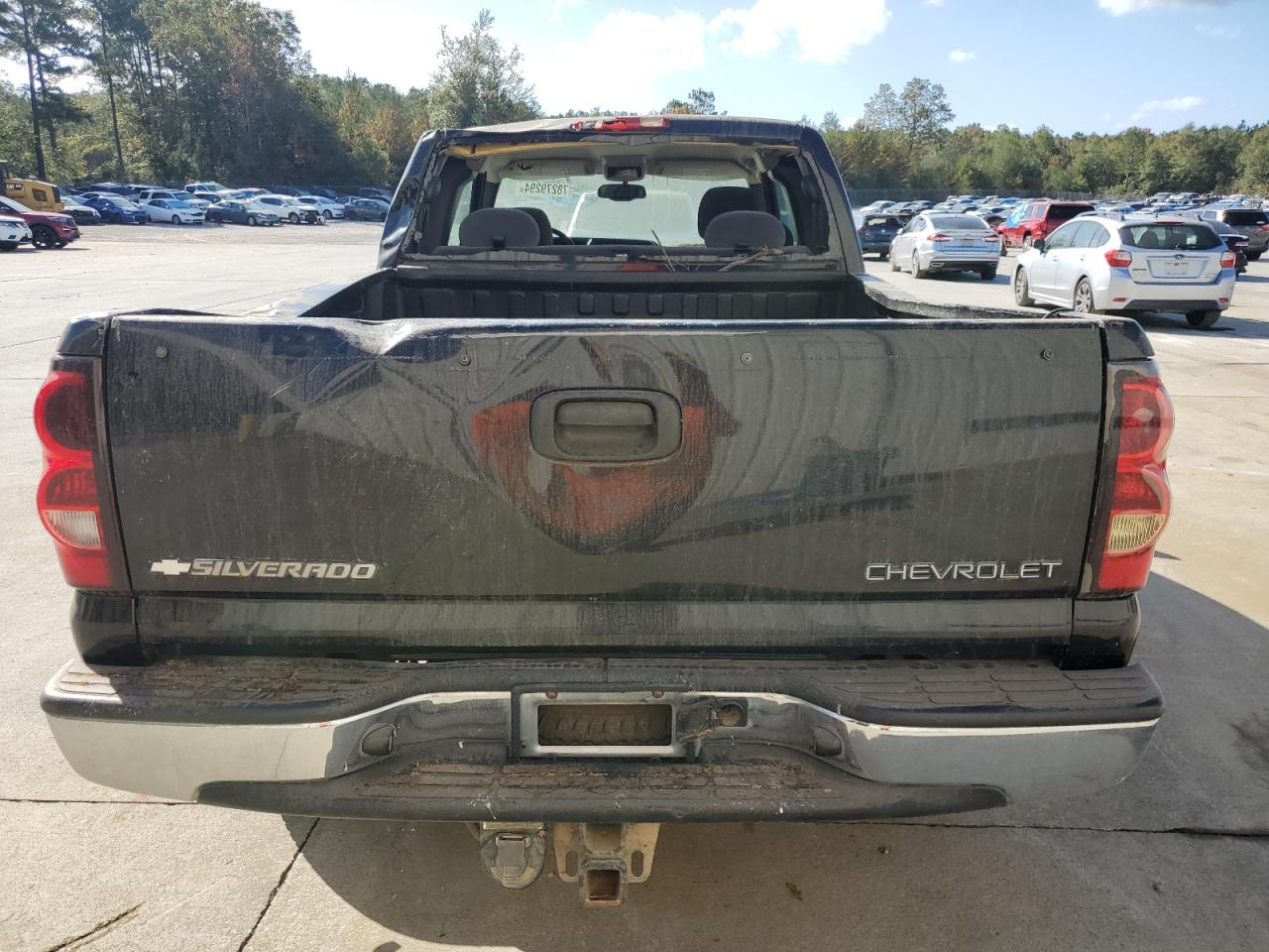 2005 Chevrolet Silverado VIN 2GCEC19T751154197 Copart auction photo, top/roof damage thumbnail 6