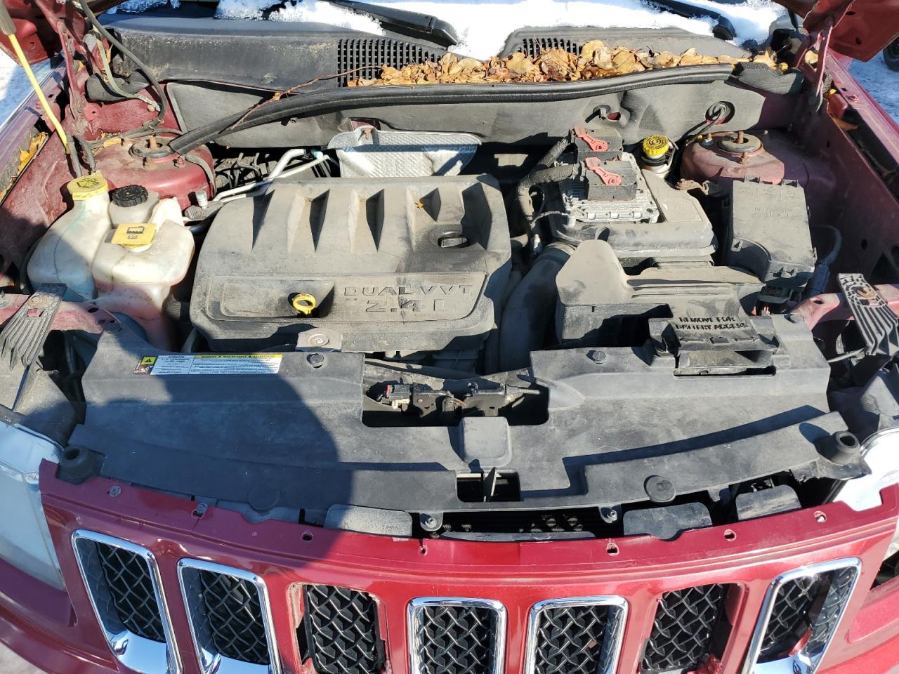 2012 Jeep Compass VIN 1C4NJDEB6CD577438 Copart auction photo, front end damage thumbnail 12