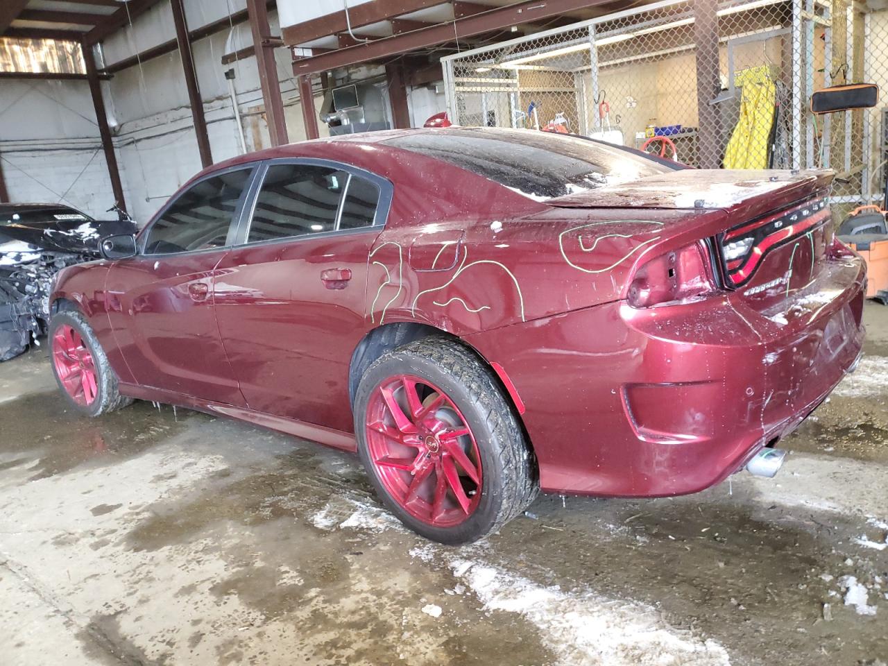 2021 Dodge Charger VIN 2C3CDXMG8MH536024 Copart auction photo, rear end / minor dent/scratches damage thumbnail 2