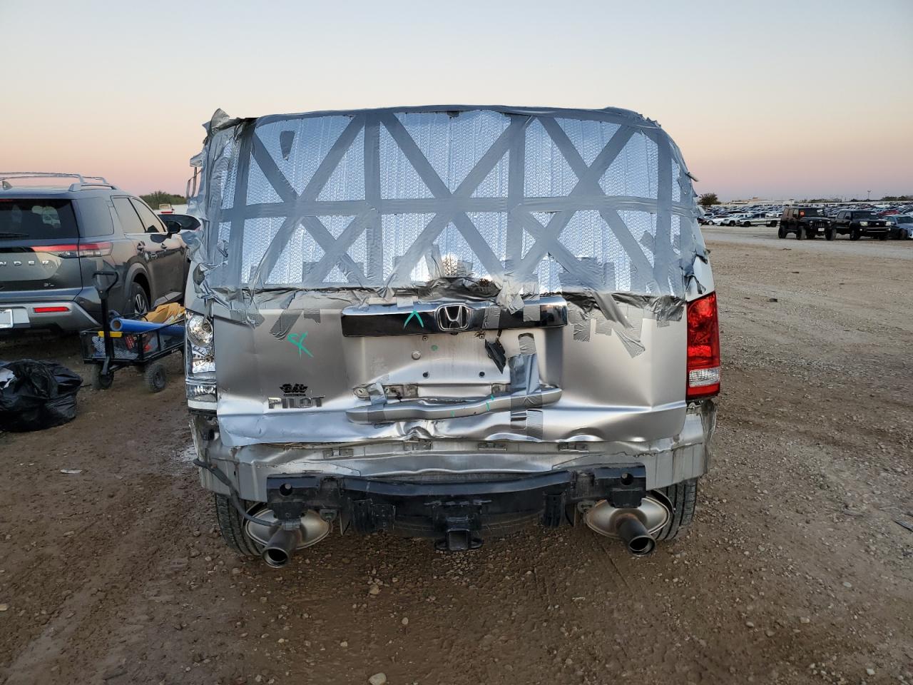 2014 Honda Pilot VIN 5FNYF3H74EB016389 Copart auction photo, rear end damage thumbnail 6