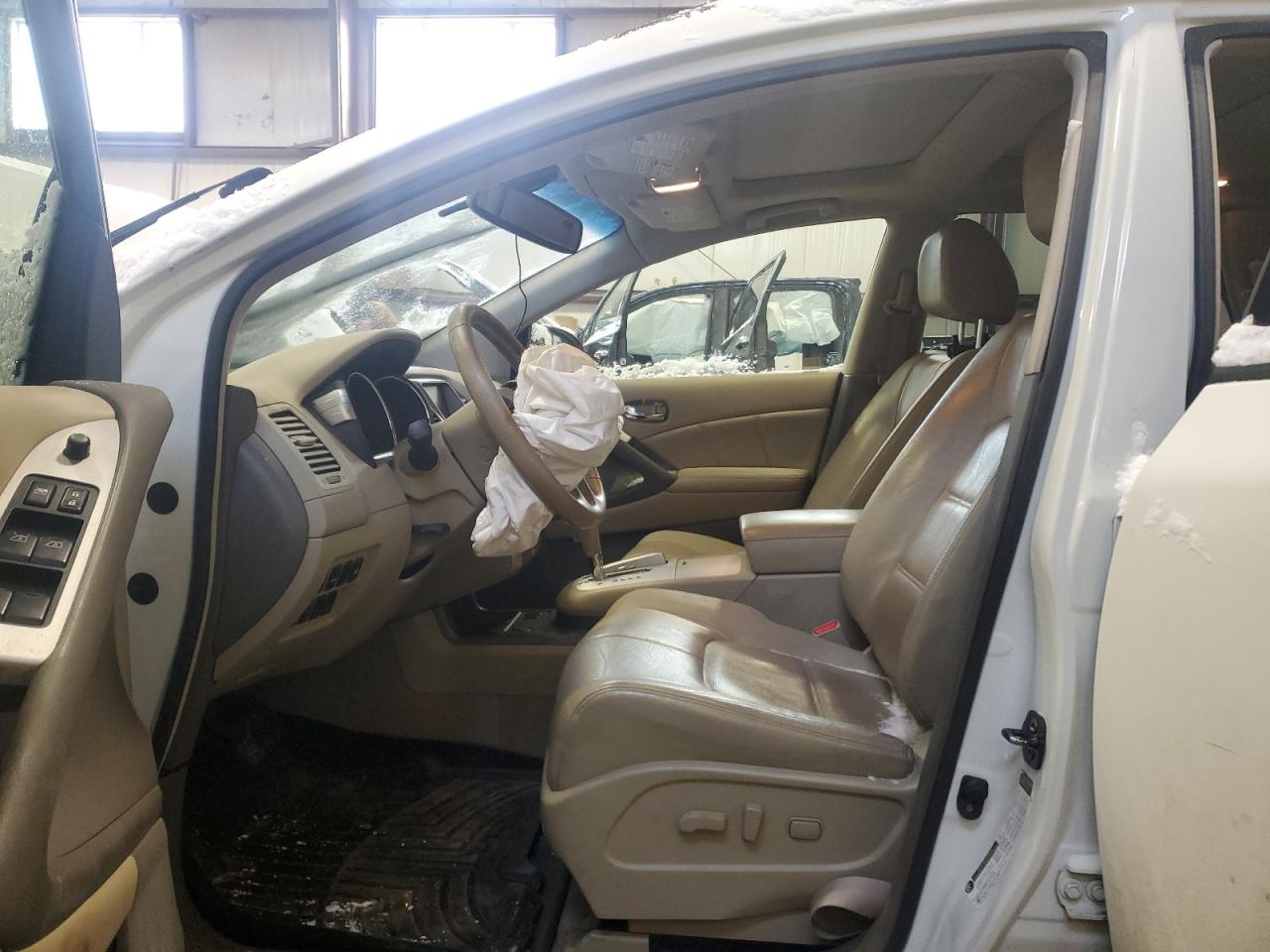 2014 Nissan Murano VIN JN8AZ1MW8EW521586 Copart auction photo, front end / side damage thumbnail 7