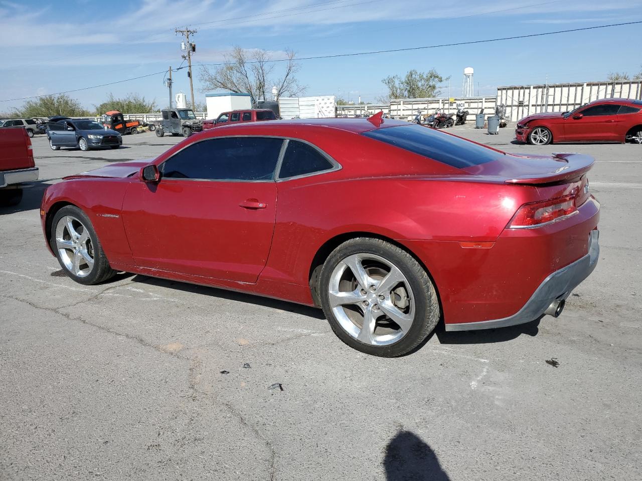 2014 Chevrolet Camaro VIN 2G1FC1E37E9176236 Copart auction photo, front end damage thumbnail 2