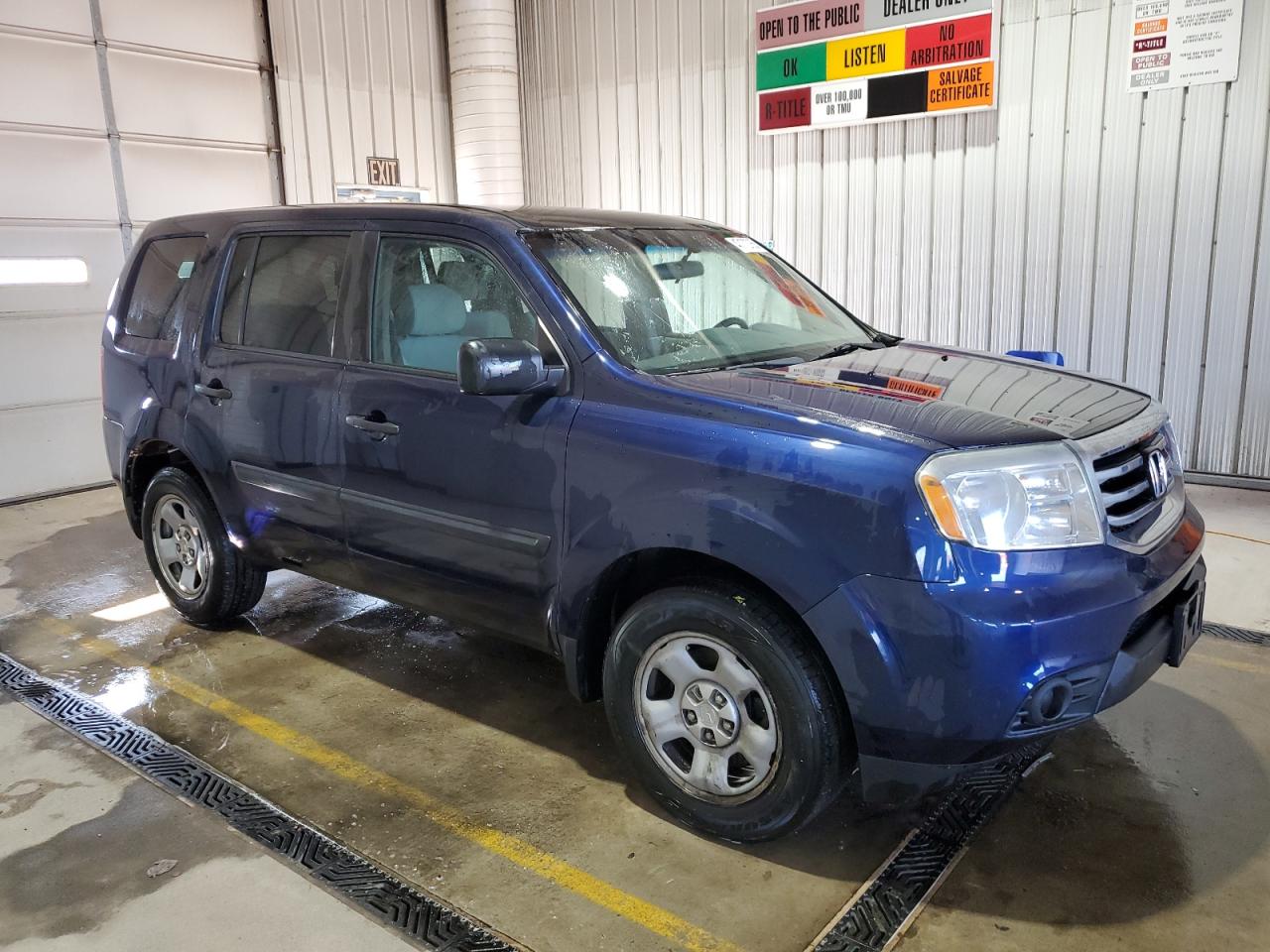 2014 Honda Pilot VIN 5FNYF4H23EB027099 Copart auction photo, rear end damage thumbnail 4