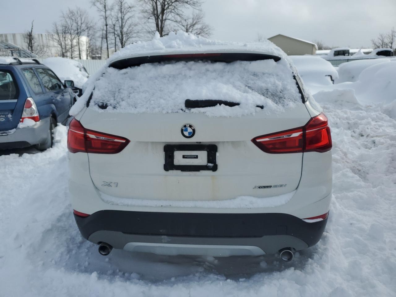 2019 BMW X1 VIN WBXHT3C55K3H34403 Copart auction photo, front end / side damage thumbnail 6