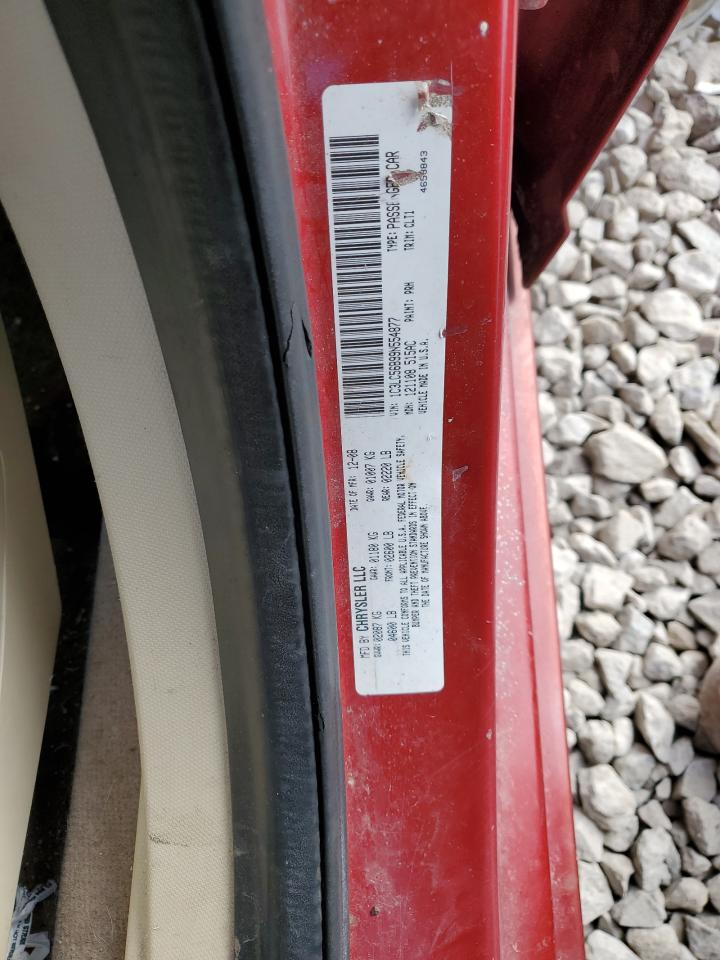 2009 Chrysler Sebring VIN 1C3LC56B99N554877 Copart auction photo, rear end damage thumbnail 12