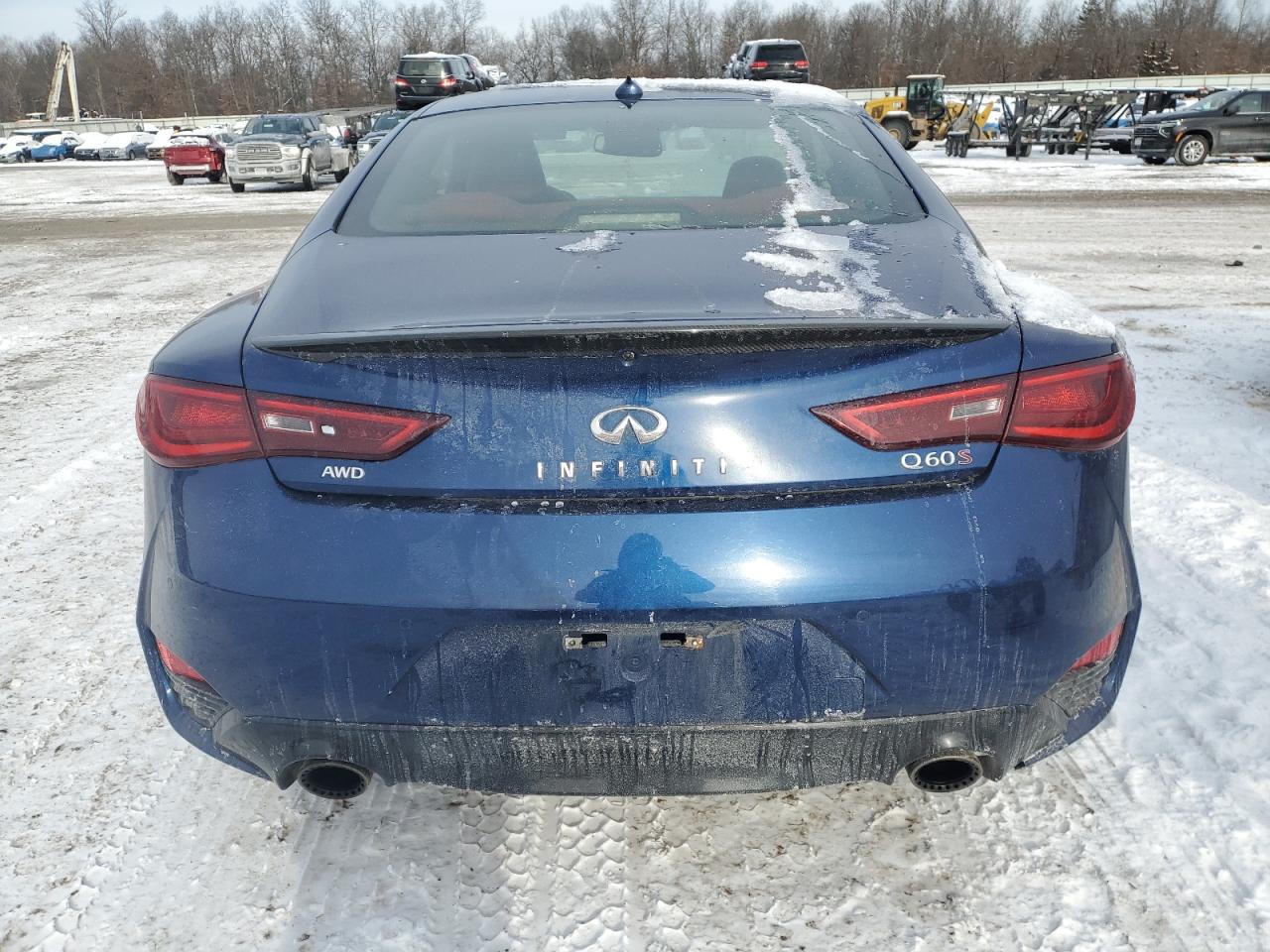 2019 Infiniti Q60 VIN JN1FV7EL5KM441077 Copart auction photo, front end damage thumbnail 6