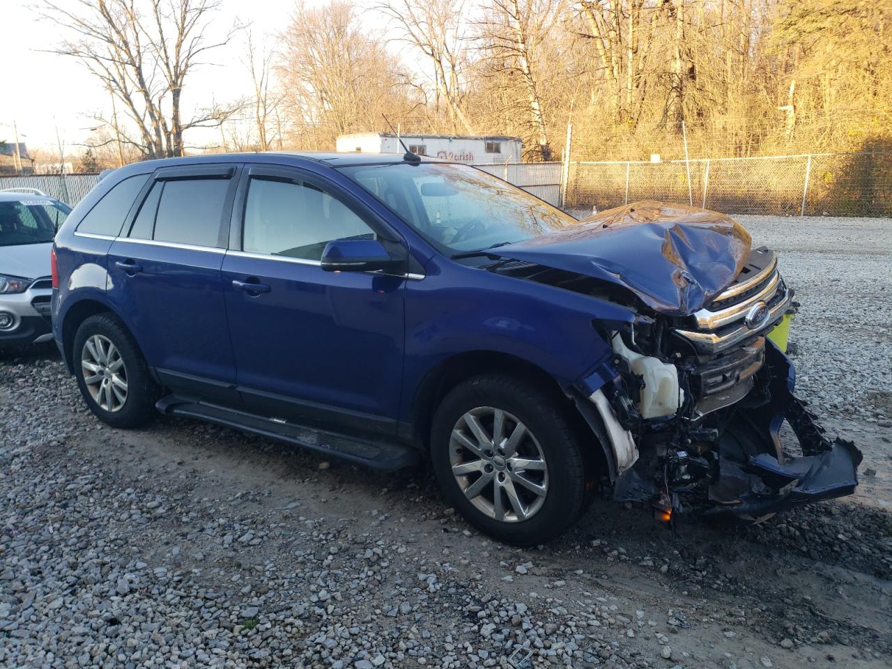 2014 Ford Edge VIN 2FMDK4KC0EBA01094 Copart auction photo, front end damage thumbnail 4