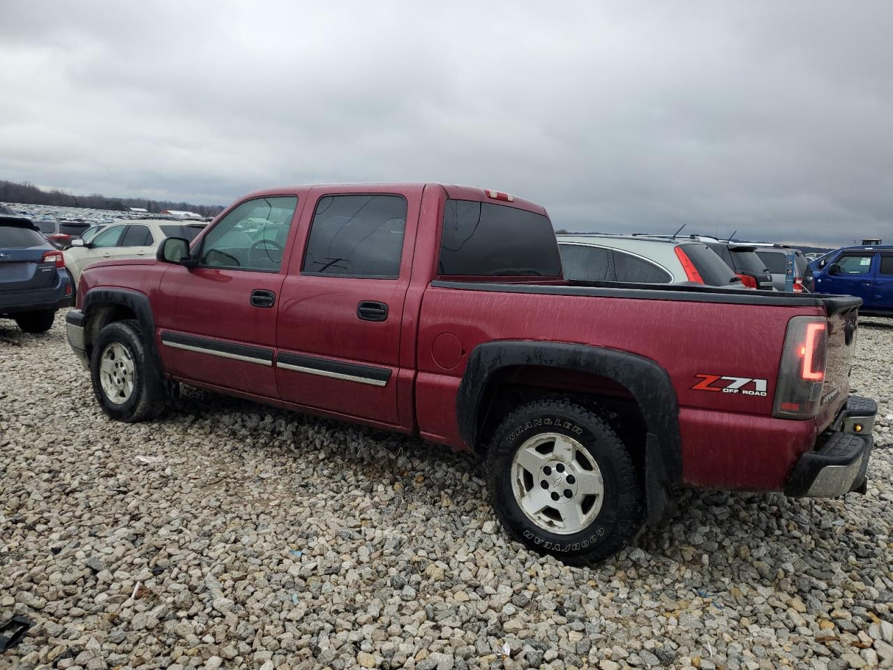 2005 Chevrolet Silverado VIN 2GCEK13T051180247 Copart auction photo, all over damage thumbnail 2