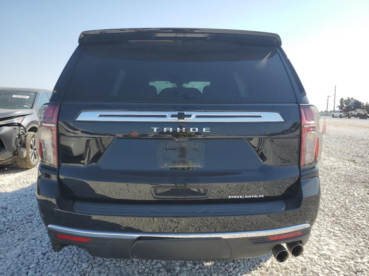 2021 Chevrolet Tahoe VIN 1GNSCSKD9MR245898 Copart auction photo, side damage thumbnail 6