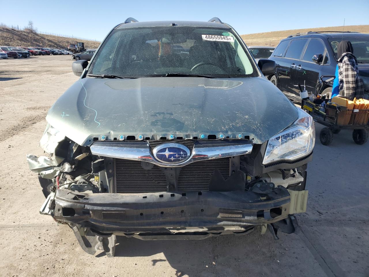 2016 Subaru Forester VIN JF2SJABC1GH421189 Copart auction photo, front end damage thumbnail 5