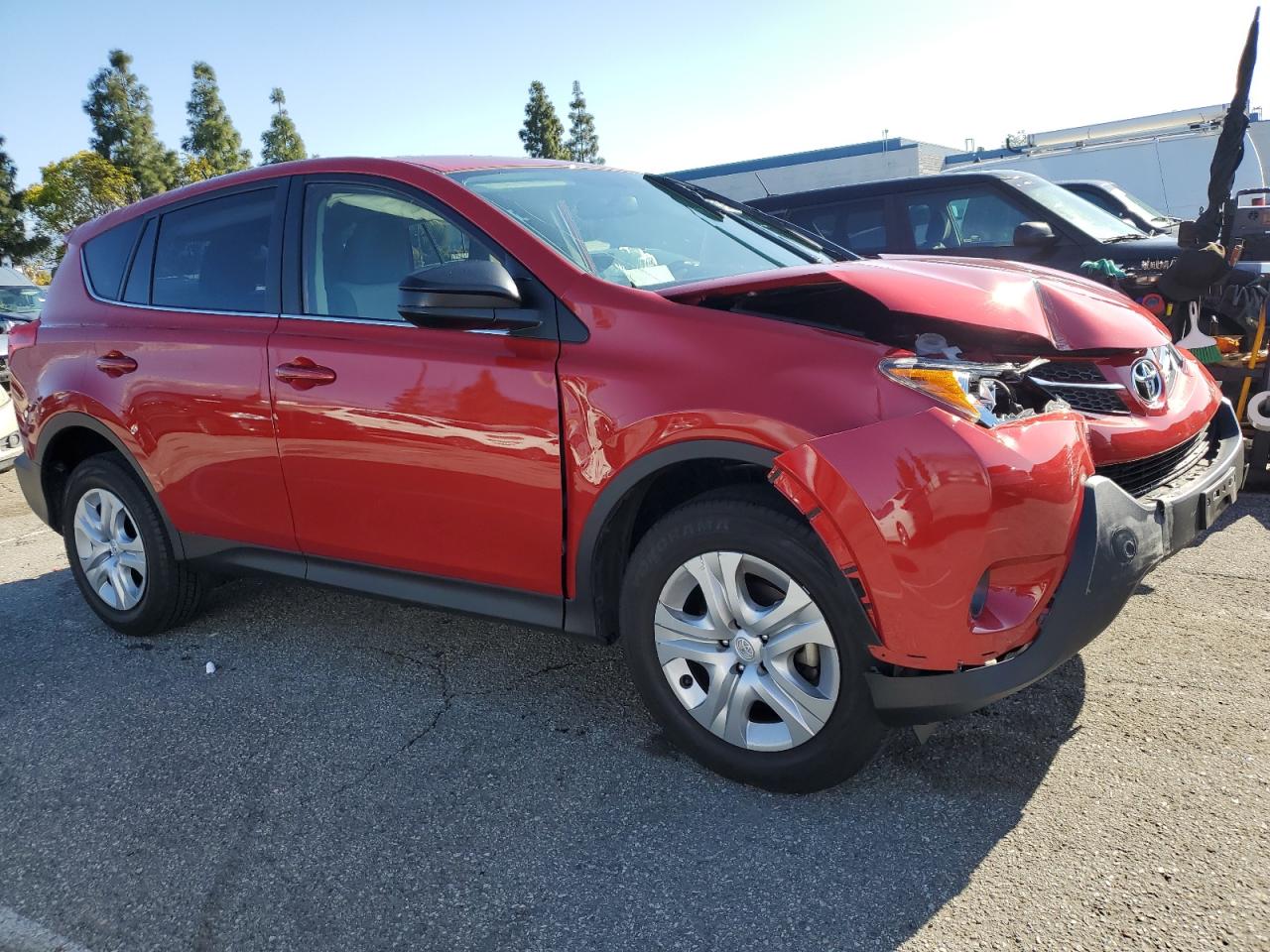 2015 Toyota RAV 4 VIN JTMZFREVXFD049089 Copart auction photo, front end damage thumbnail 4