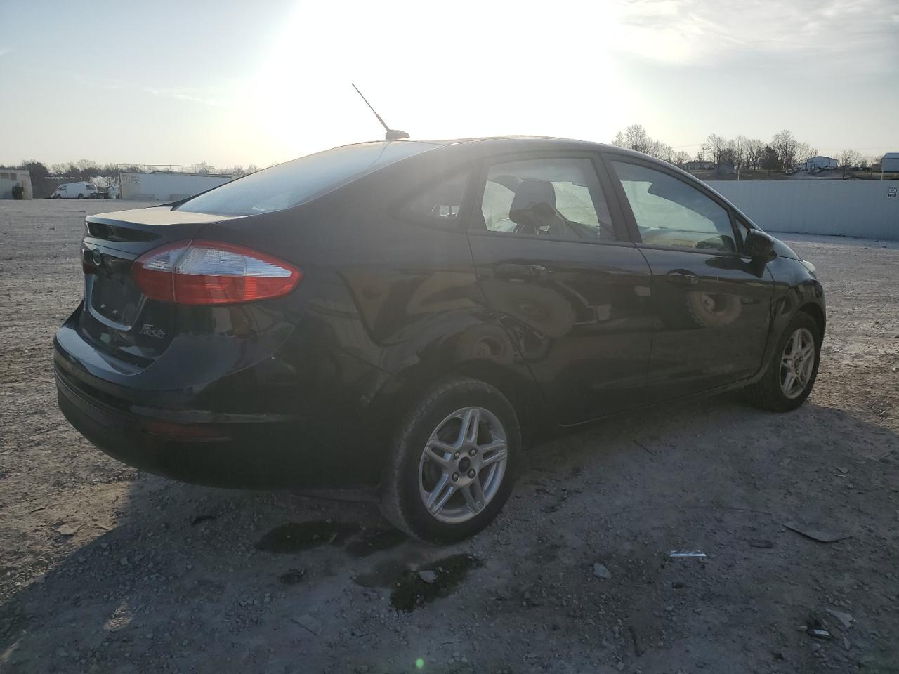 2019 Ford Fiesta VIN 3FADP4BJ8KM162653 Copart auction photo, side damage thumbnail 3