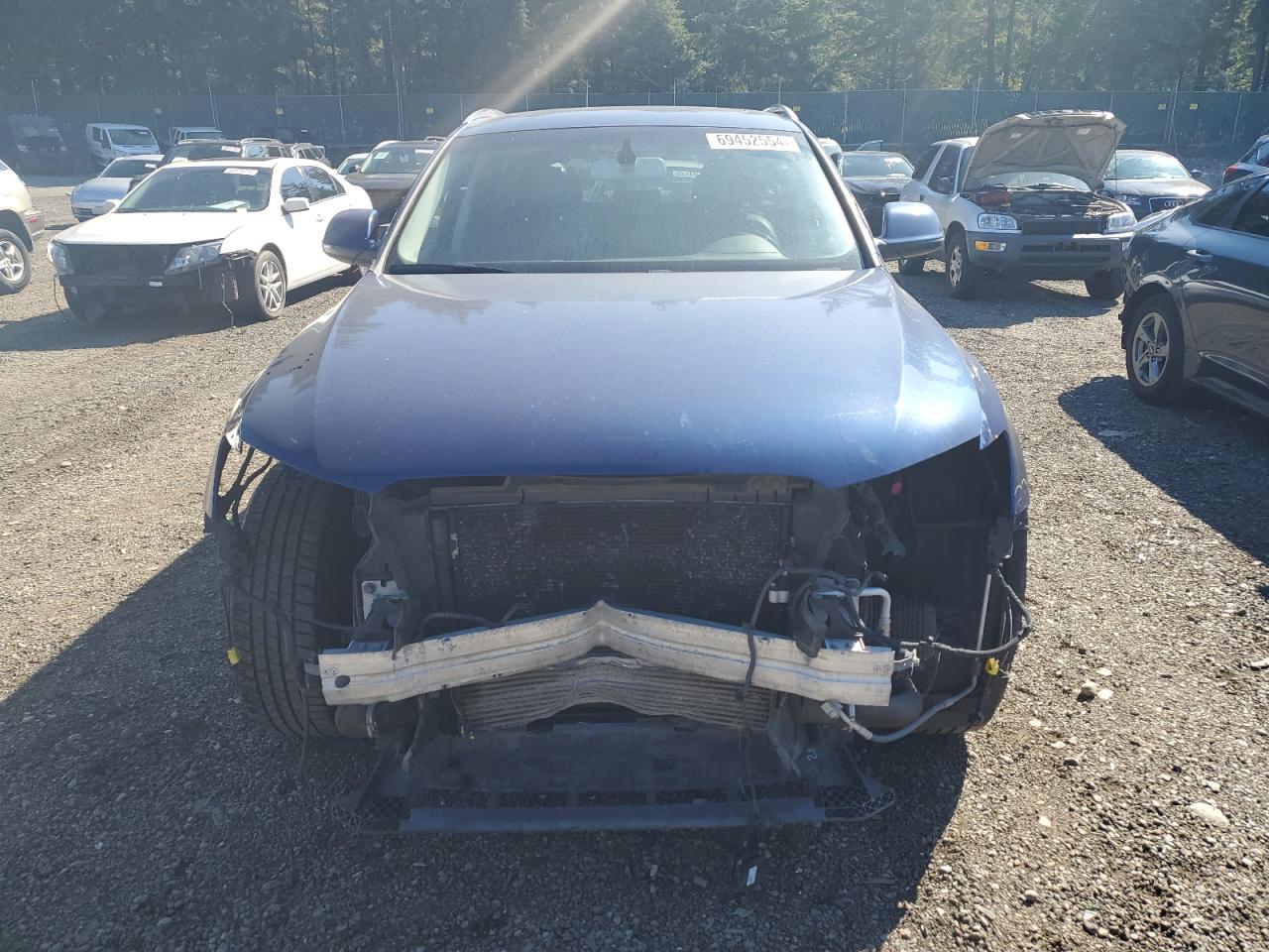 2013 Audi Q5 VIN WA1LFAFP1DA065553 Copart auction photo, front end damage thumbnail 5