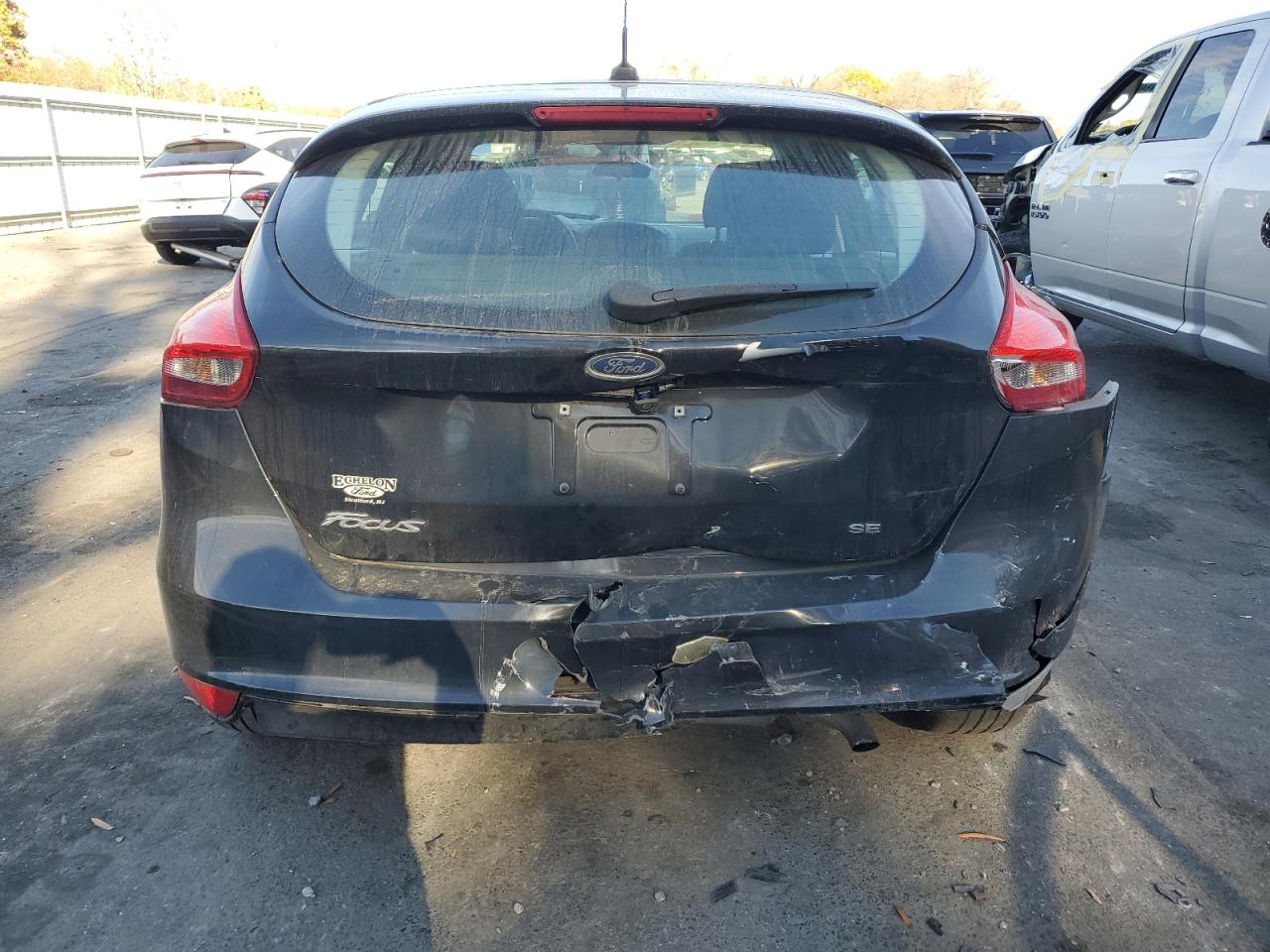 2018 Ford Focus VIN 1FADP3K2XJL281498 Copart auction photo, rear end damage thumbnail 6