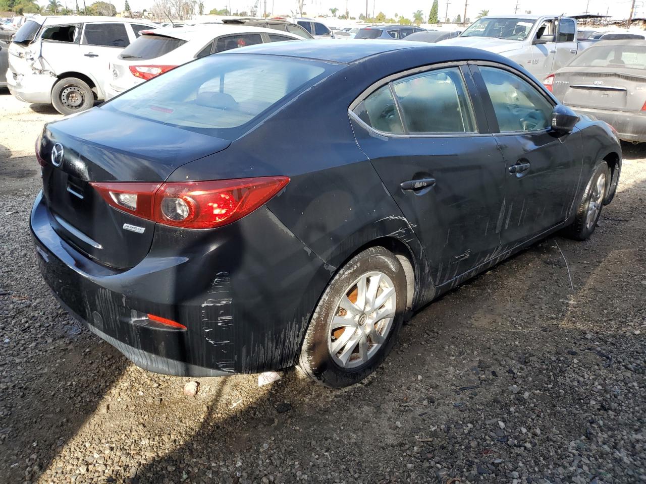 2016 Mazda 3 VIN JM1BM1U73G1283041 Copart auction photo, rear end damage thumbnail 3