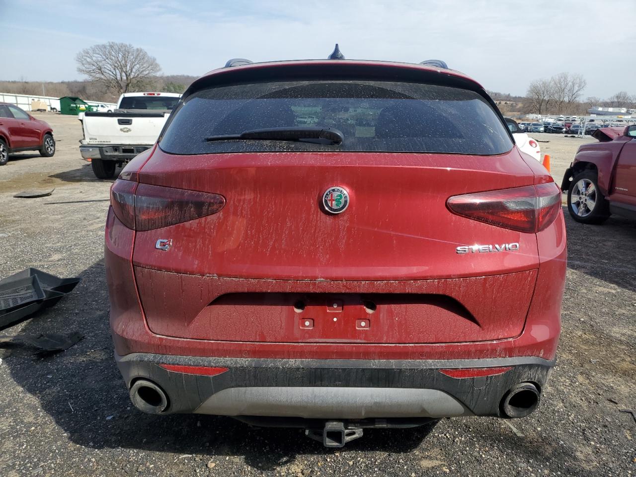 2018 Alfa Romeo Stelvio VIN ZASFAKNN4J7B75102 Copart auction photo, undercarriage / minor dent/scratches damage thumbnail 6