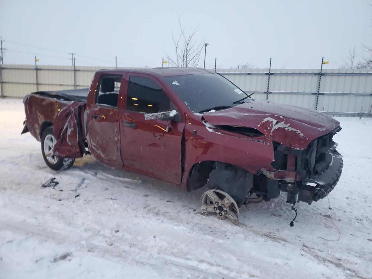 2017 RAM 1500 VIN 1C6RR7FTXHS666829 Copart auction photo, all over damage thumbnail 4