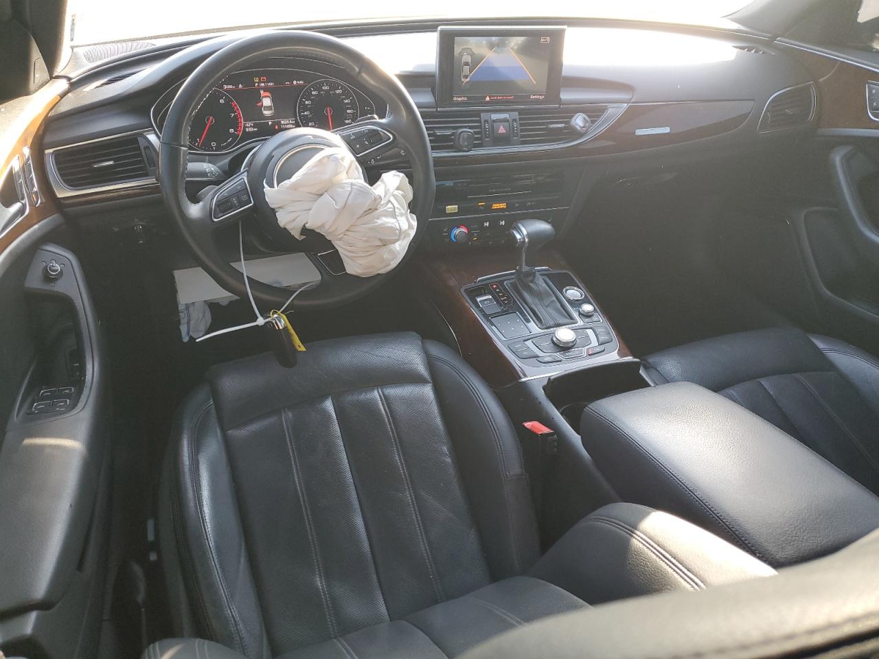 2014 Audi A6 VIN WAUHGAFC6EN032111 Copart auction photo, front end / undercarriage damage thumbnail 8