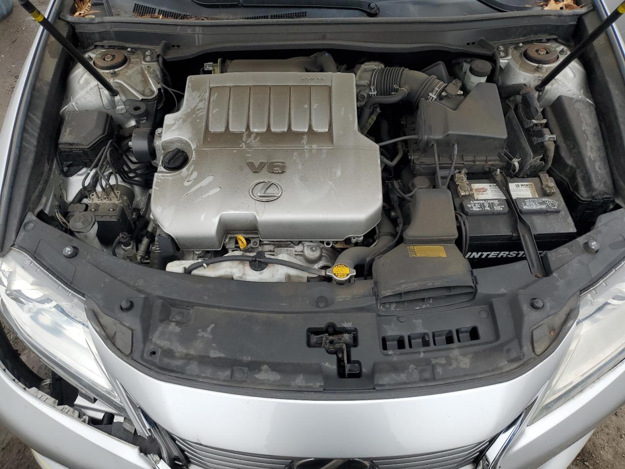 2013 Lexus ES VIN JTHBK1GGXD2003153 Copart auction photo, front end / undercarriage damage thumbnail 11