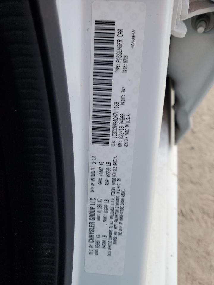 2013 Chrysler 200 VIN 1C3CCBBG0DN711169 Copart auction photo, front end damage thumbnail 12
