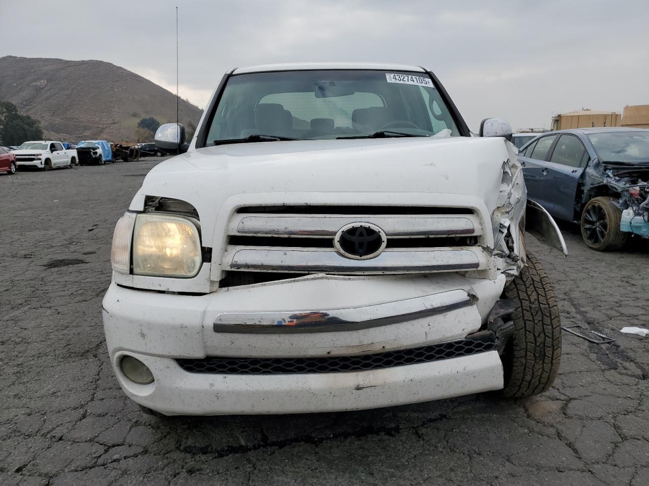 2005 Toyota Tundra VIN 5TBDT44155S482397 Copart auction photo, front end damage thumbnail 5