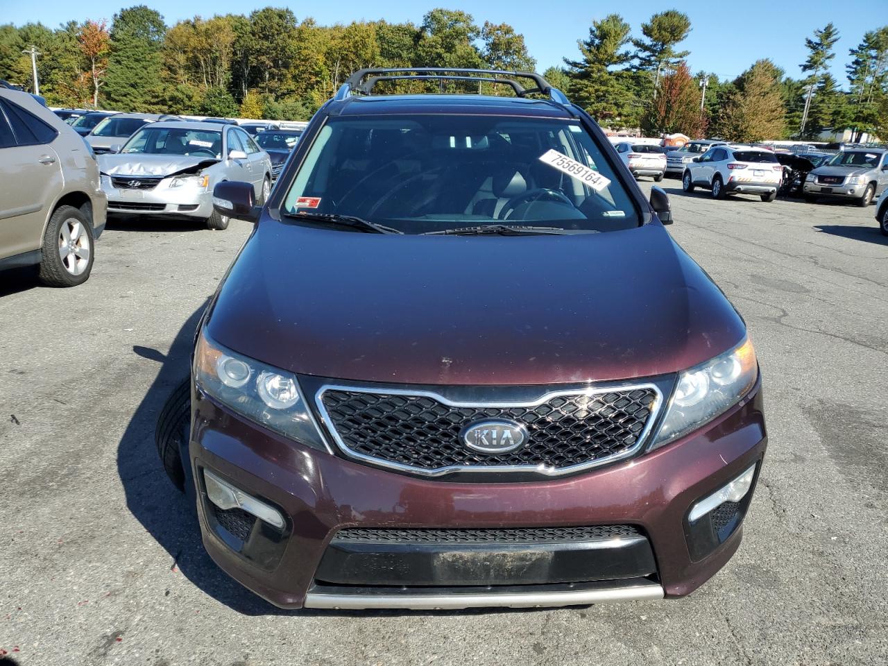 2013 KIA Sorento VIN 5XYKW4A26DG339683 Copart auction photo, front end damage thumbnail 5