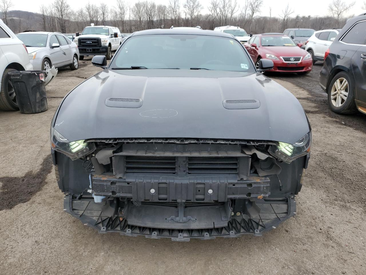 2019 Ford Mustang VIN 1FA6P8TH1K5173205 Copart auction photo, front end / minor dent/scratches damage thumbnail 5