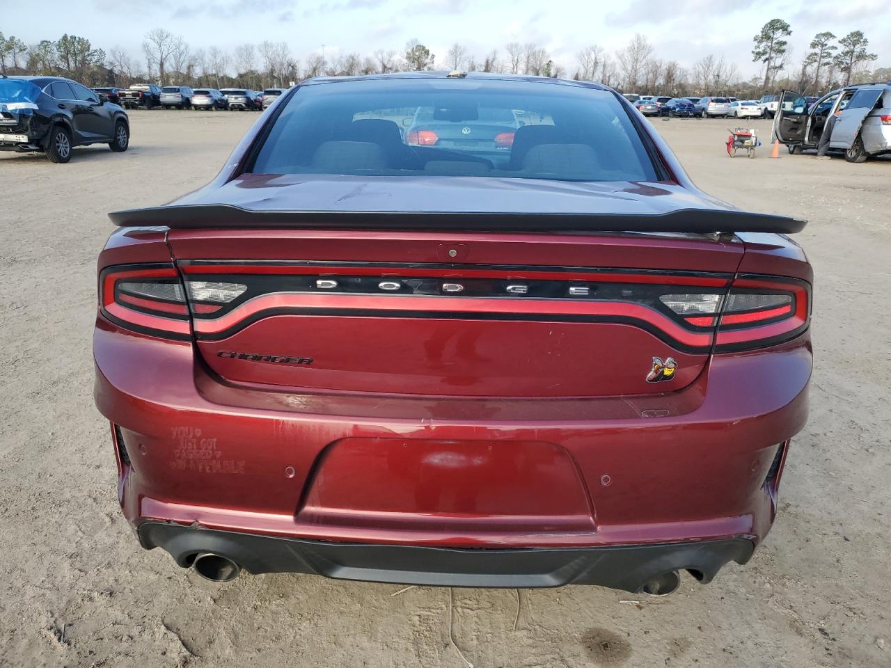 2021 Dodge Charger VIN 2C3CDXGJ9MH553714 Copart auction photo, rollover / front end damage thumbnail 7