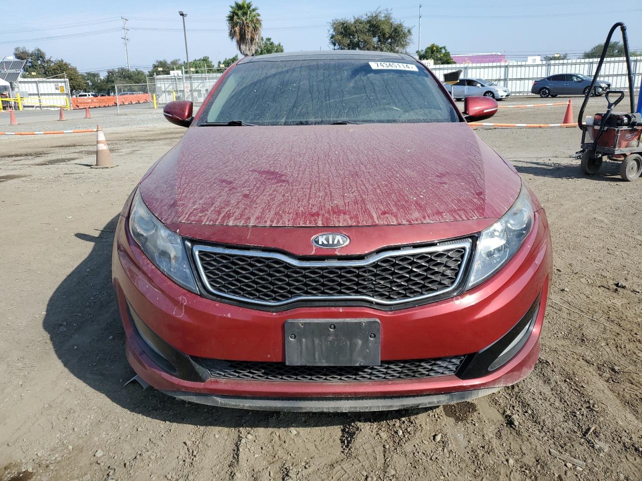 2013 KIA Optima VIN 5XXGR4A67DG174117 Copart auction photo, minor dent/scratches damage thumbnail 5