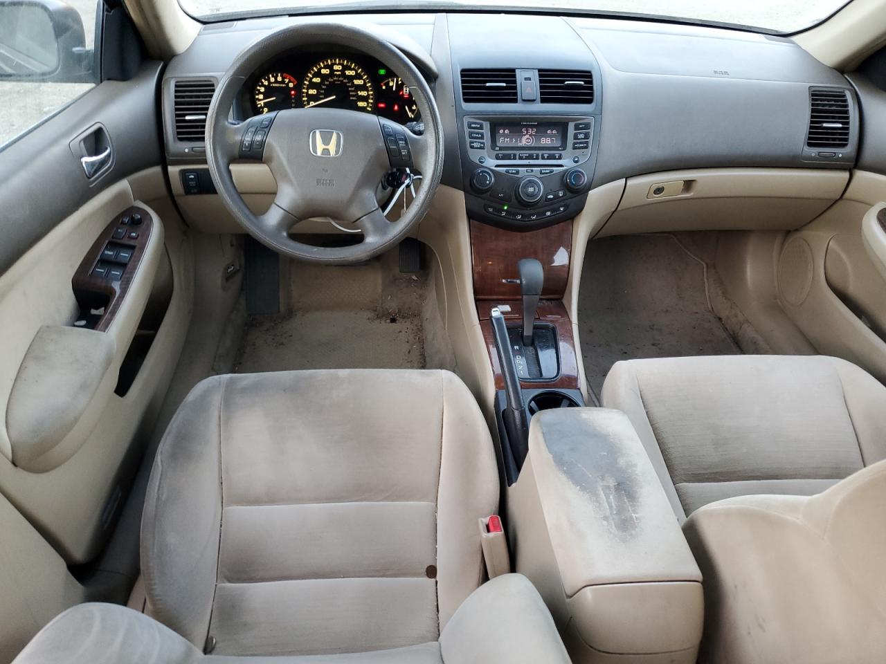 2007 Honda Accord VIN 1HGCM56757A078444 Copart auction photo, rear end damage thumbnail 8
