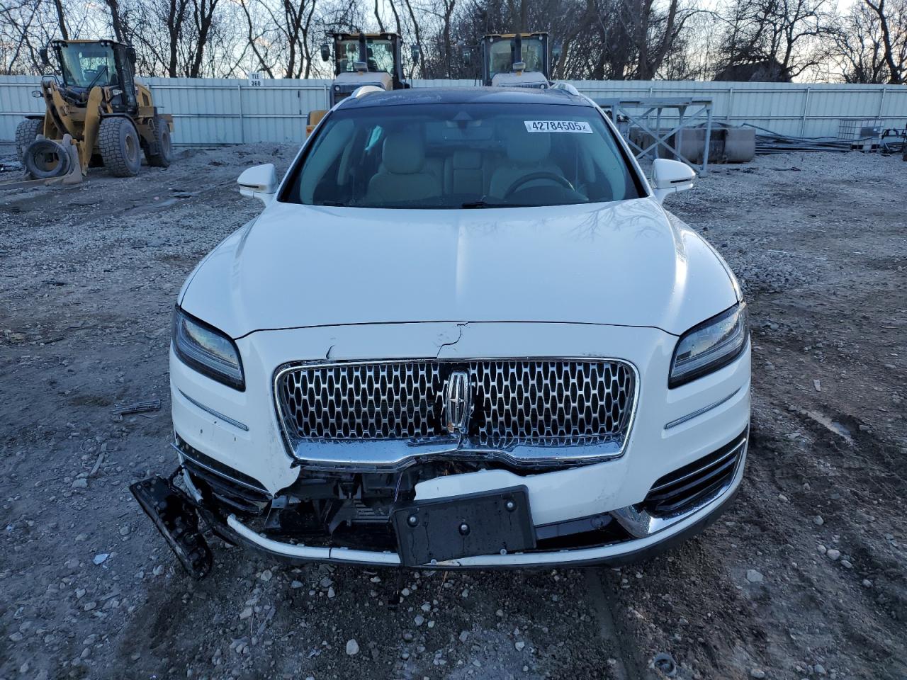2020 Lincoln Nautilus VIN 2LMPJ8K99LBL23360 Copart auction photo, front end / side damage thumbnail 5