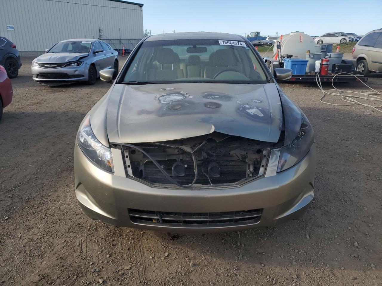 2008 Honda Accord VIN 1HGCP26788A800464 Copart auction photo, burn / hail damage thumbnail 5