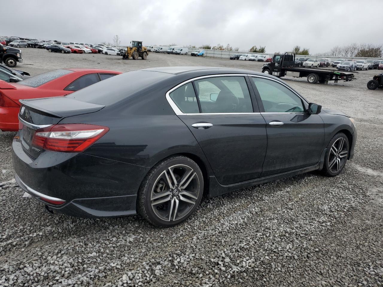 2017 Honda Accord VIN 1HGCR2F52HA237873 Copart auction photo, front end / minor dent/scratches damage thumbnail 3