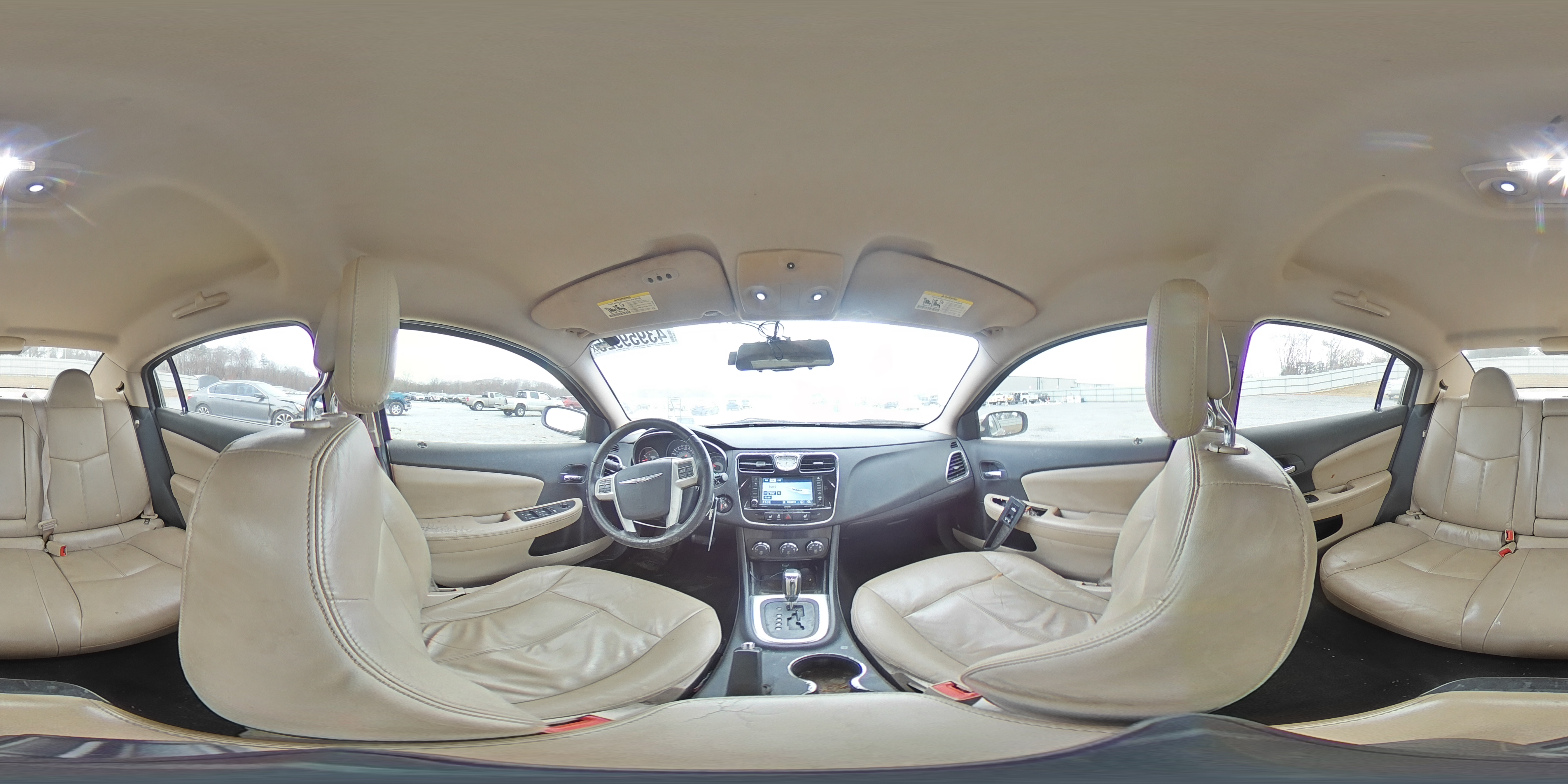 2012 Chrysler 200 VIN 1C3CCBCB7CN164905 Copart auction photo, front end damage thumbnail 12