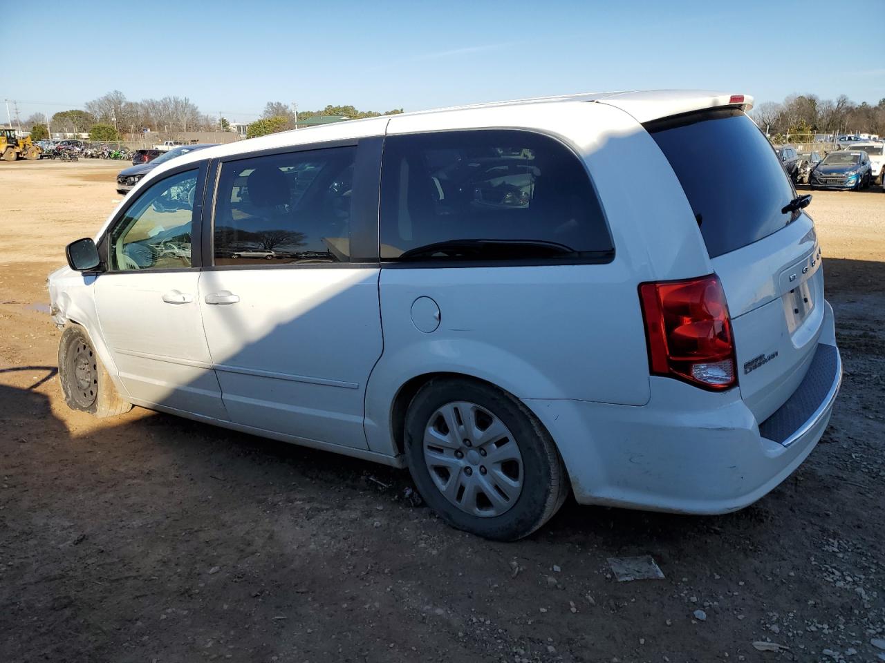 2017 Dodge Caravan VIN 2C4RDGBG6HR827887 Copart auction photo, front end / side damage thumbnail 2