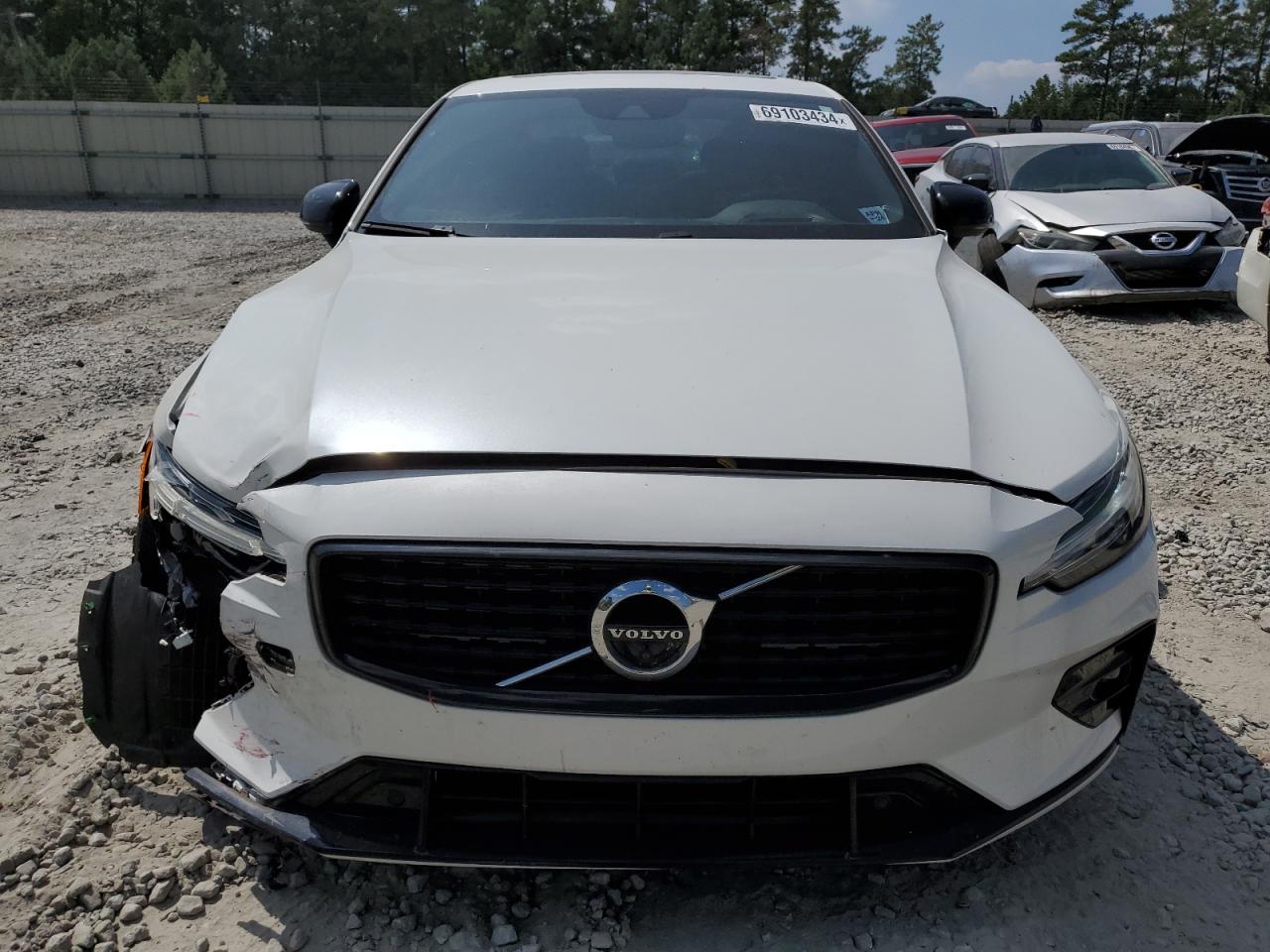 2022 Volvo S60 VIN 7JRL12TMXNG158026 Copart auction photo, front end damage thumbnail 5