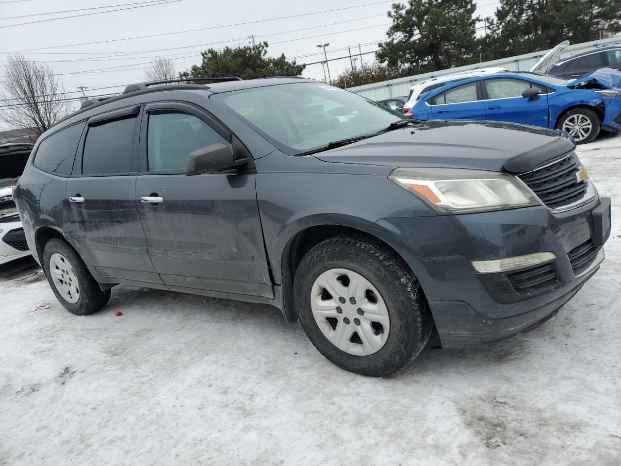 2014 Chevrolet Traverse VIN 1GNKVFED6EJ124906 Copart auction photo, rear end damage thumbnail 4
