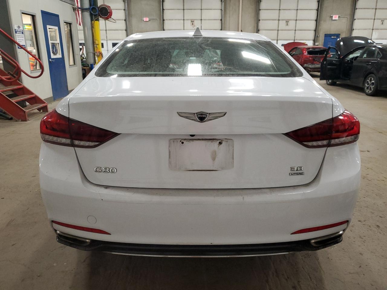 2018 Genesis G80 VIN KMHGN4JE5JU261986 Copart auction photo, front end damage thumbnail 6