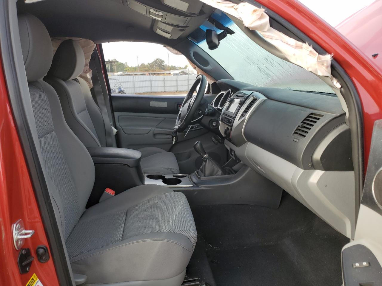 2013 Toyota Tacoma VIN 5TFUU4ENXDX081037 Copart auction photo, side / top/roof damage thumbnail 7