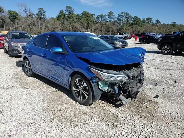2022 Nissan Sentra VIN 3N1AB8CVXNY272950 Copart auction photo, front end / side damage thumbnail 14