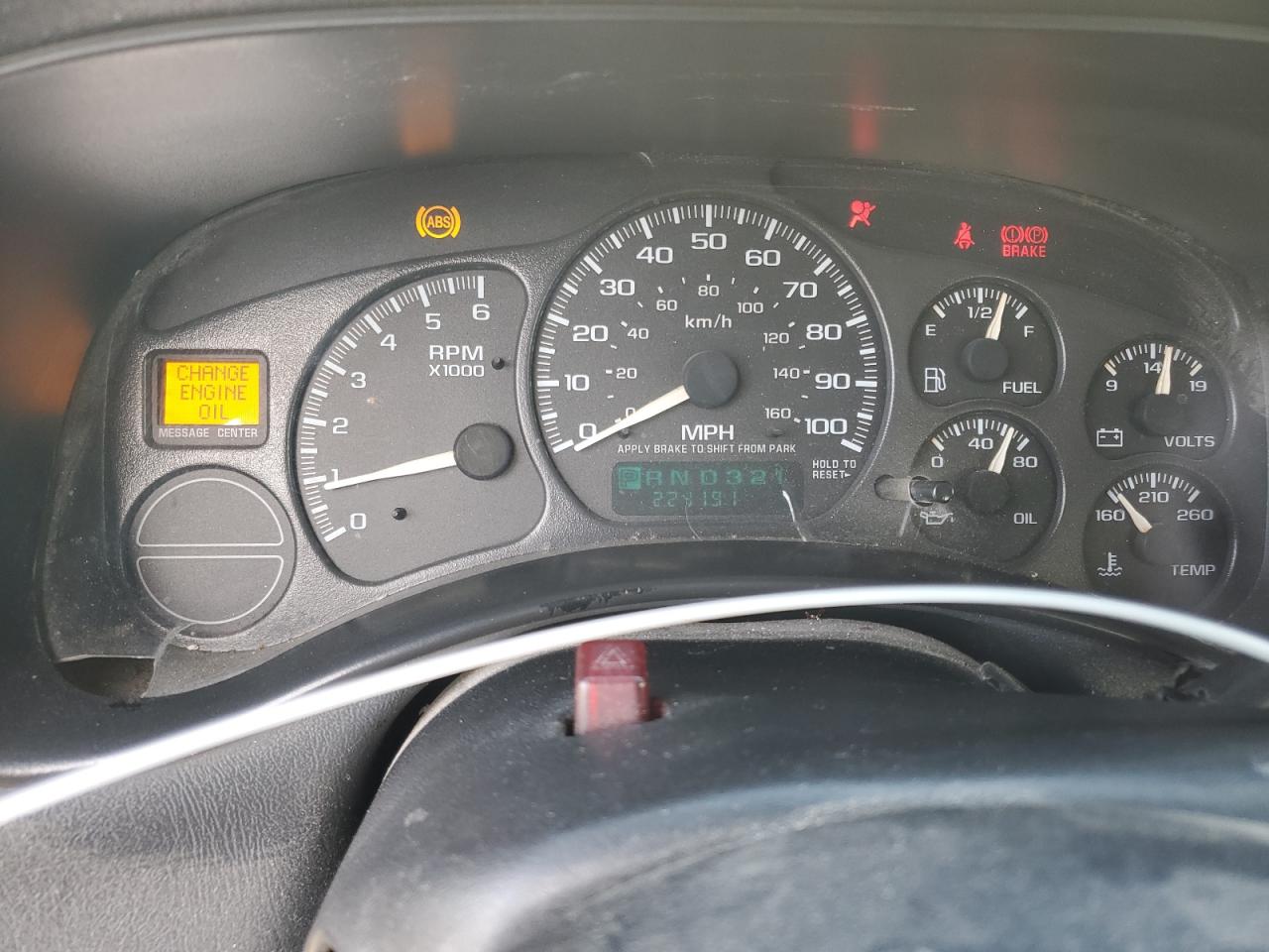 2002 GMC Sierra VIN 2GTEC19V221182809 Copart auction photo, rear end / side damage thumbnail 9