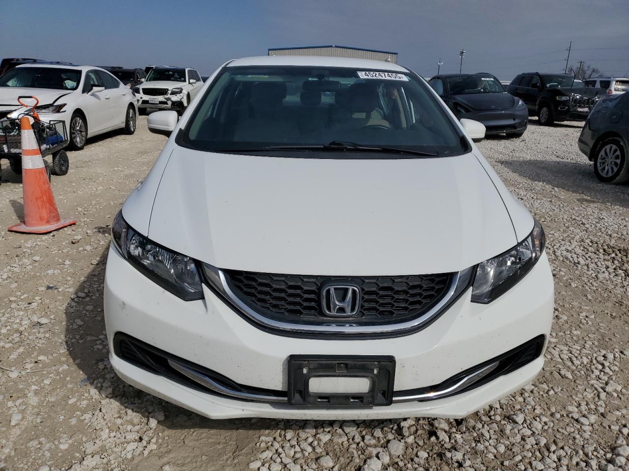 2014 Honda Civic VIN 19XFB2F51EE274373 Copart auction photo, side damage thumbnail 5