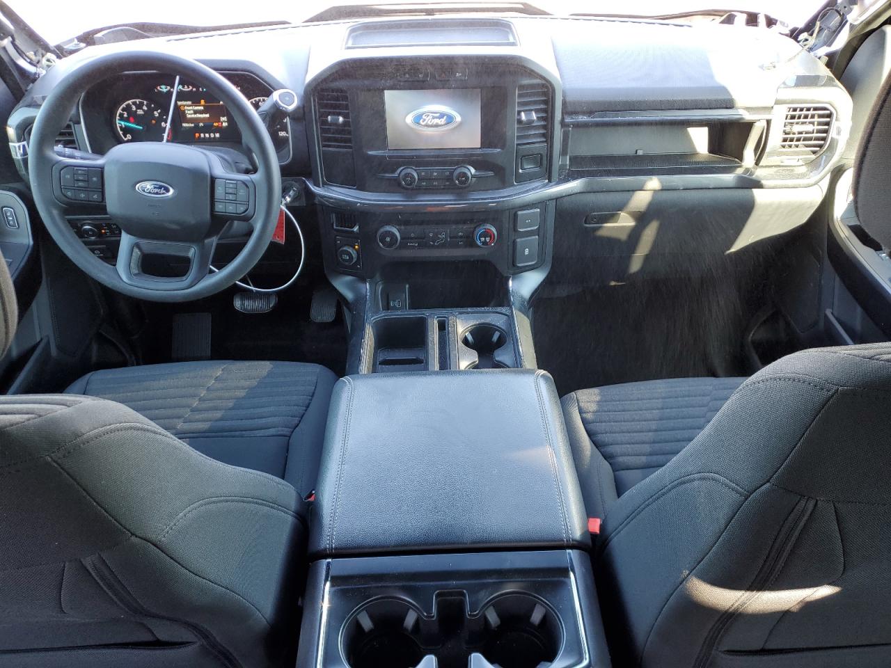 2021 Ford F-150 VIN 1FTEW1EP5MFB41214 Copart auction photo, front end / top/roof damage thumbnail 8