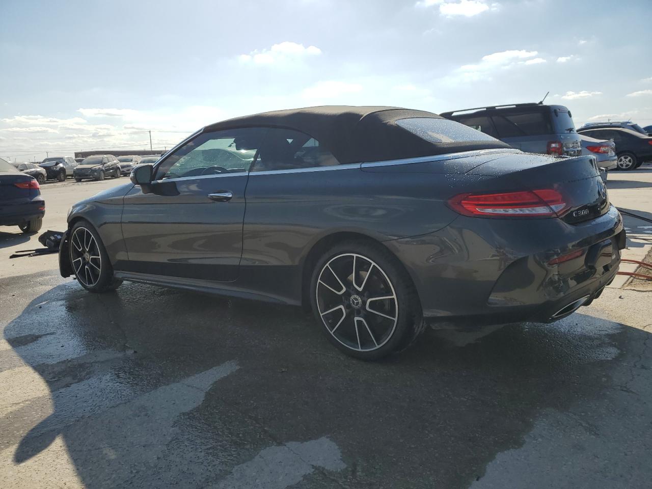 2020 Mercedes-Benz C-klasse VIN W1KWK8DB0LF996311 Copart auction photo, front end / side damage thumbnail 2