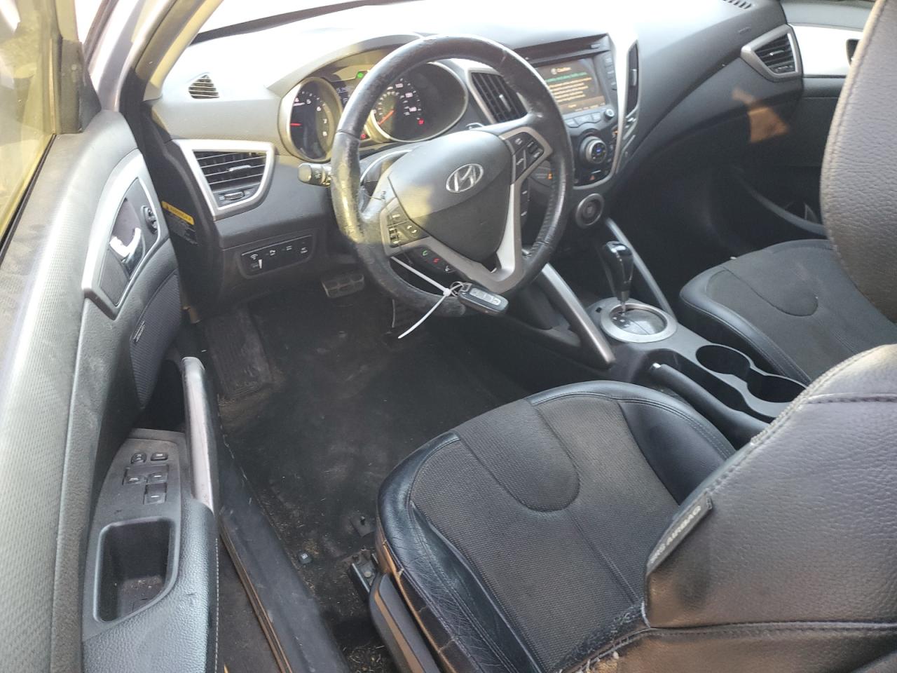 2012 Hyundai Veloster VIN KMHTC6AD2CU050738 Copart auction photo, front end / side damage thumbnail 8