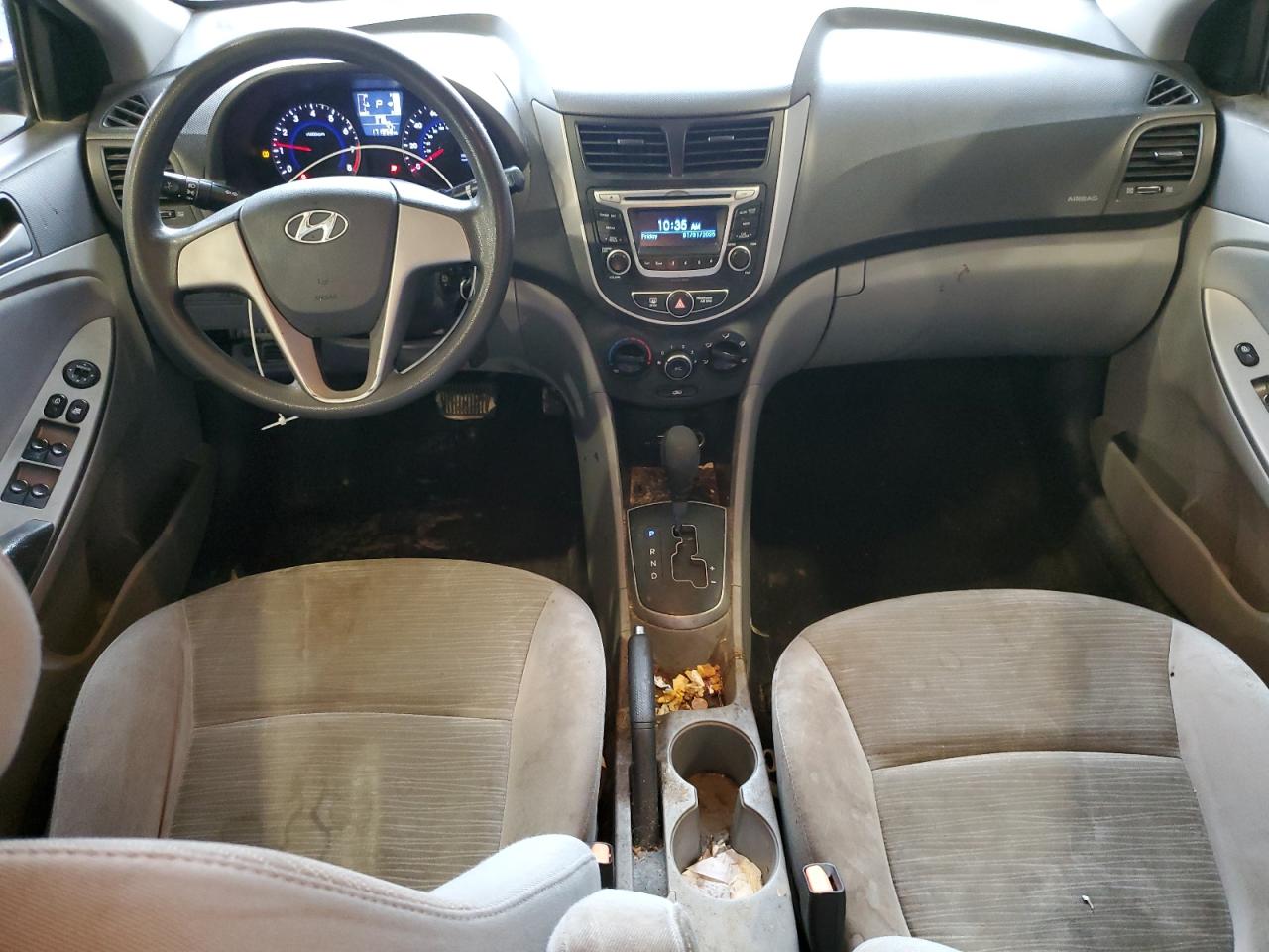 2016 Hyundai Accent VIN KMHCT4AE9GU015097 Copart auction photo, front end / minor dent/scratches damage thumbnail 8