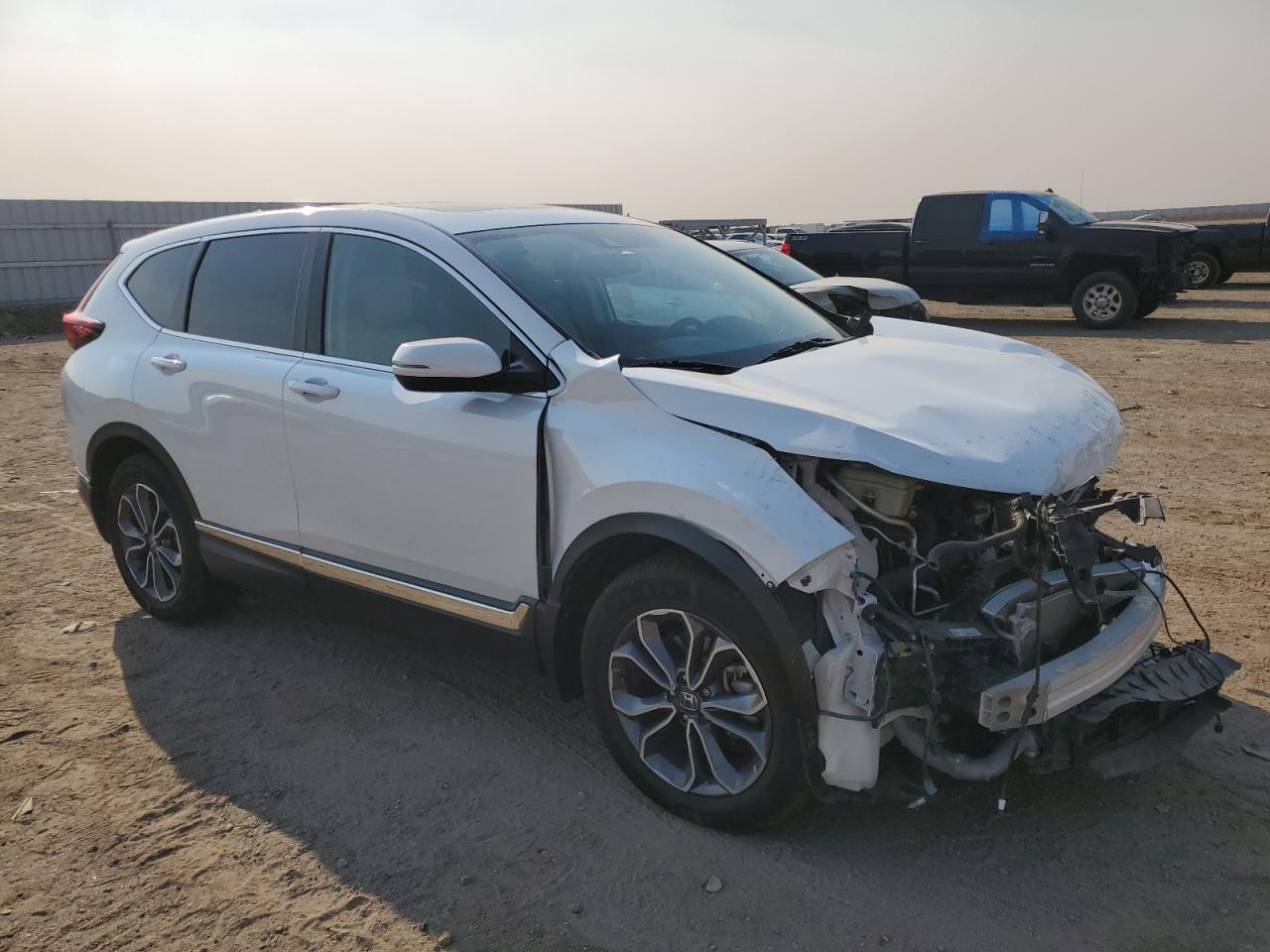 2021 Honda CR-V VIN 5J6RW1H83ML010459 Copart auction photo, front end damage thumbnail 4