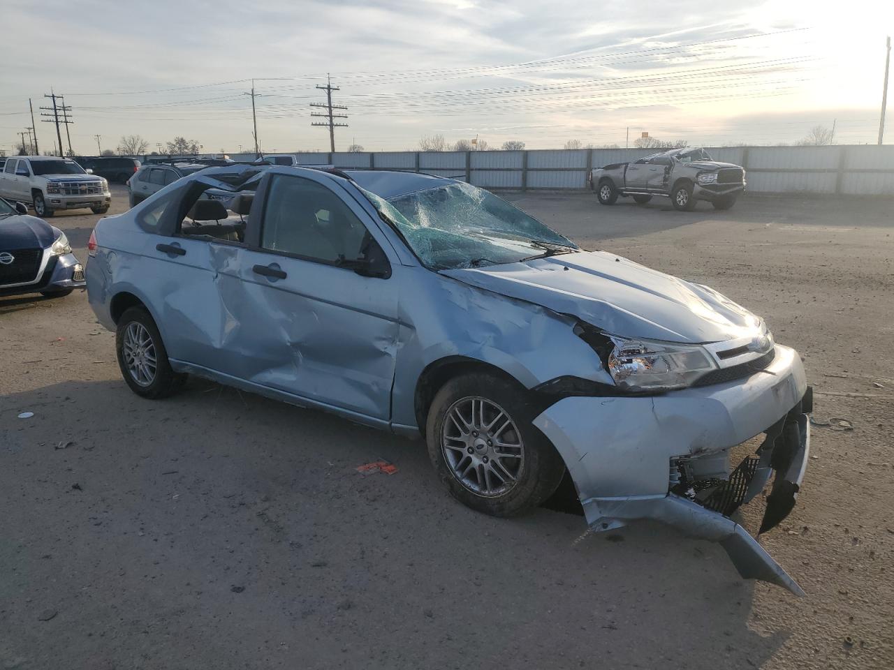 2009 Ford Focus VIN 1FAHP35N59W131347 Copart auction photo, all over / mechanical damage thumbnail 4